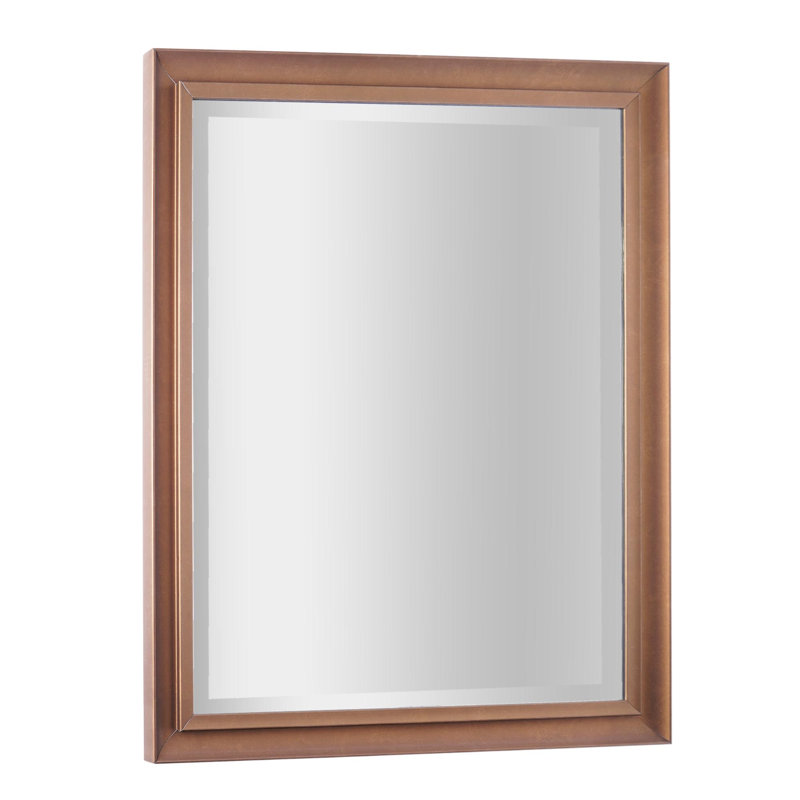 Willhoite Metal Rectangle Mirror, Gold