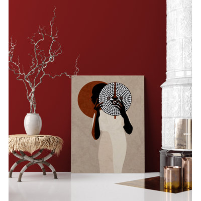 " Mossi African Sun Mask " by Ify Ojo