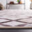 Faux Hide Performance Machine Washable Geometric Rug-1468314199