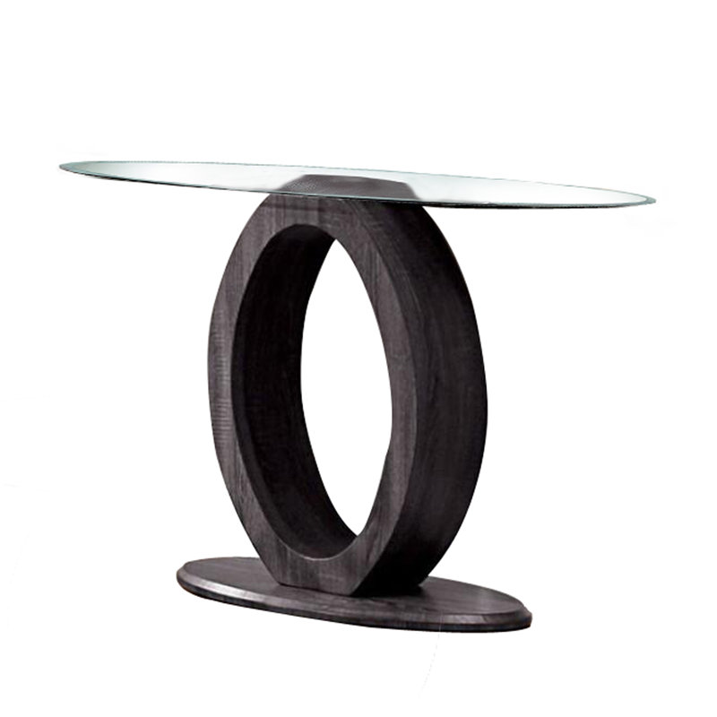 Weert 47'' Glass Top Console Table