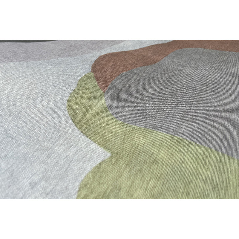 Malou Washable Abstract Indoor Rug, Rectangle 7' x 9'