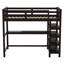 Lit mezzanine en bois massif avec tablettes Gerlean par Harriet Bee-2019763034-2019763032
