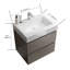 Meuble-lavabo mural de 24 po avec lavabo, grand meuble-lavabo flottant mural pour salle de bain moderne Alice-842536722-842536726-842536735
