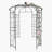 Minuka 114.08'' H x 81.18'' W Iron Arched Trellis-1338462398