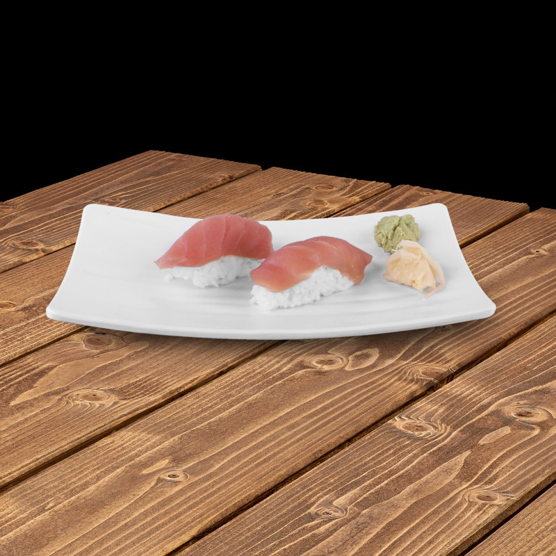 Elite Global Solutions Zen Melamine Platter, White