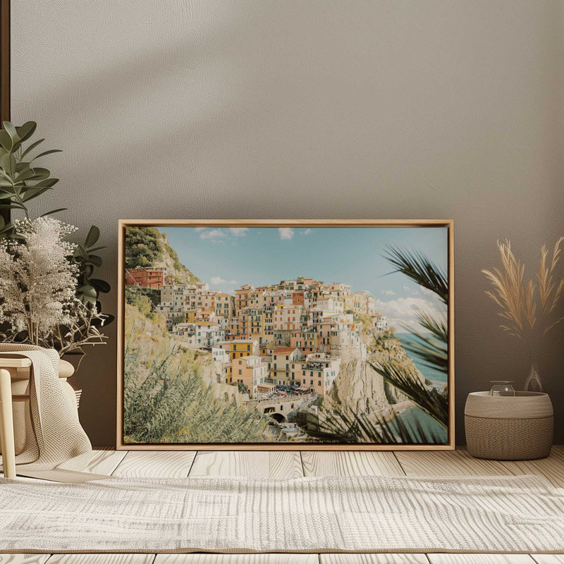 Impression sur toile roulée, Cadre flottant or poli, H 24,75 po x l 36,75 po x P 1,75 po