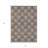 3' X 5' Brown And Beige Geometric Washable Indoor Outdoor Area Rug