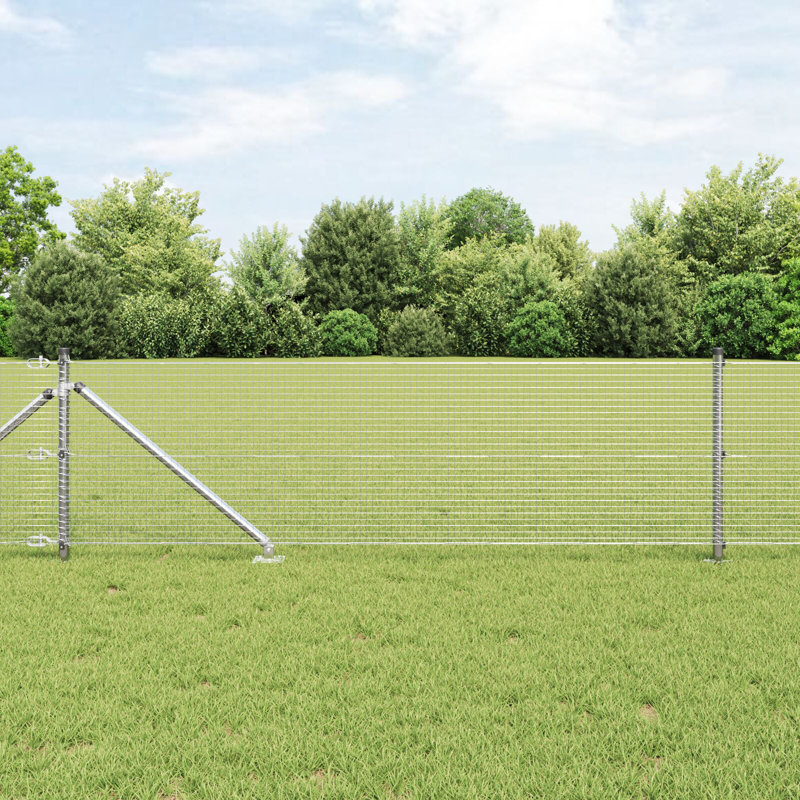 80cm H x 2500cm W Steel Border Fencing