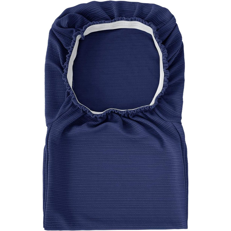 Polyester Dining Chair Slipcover, Dark blue