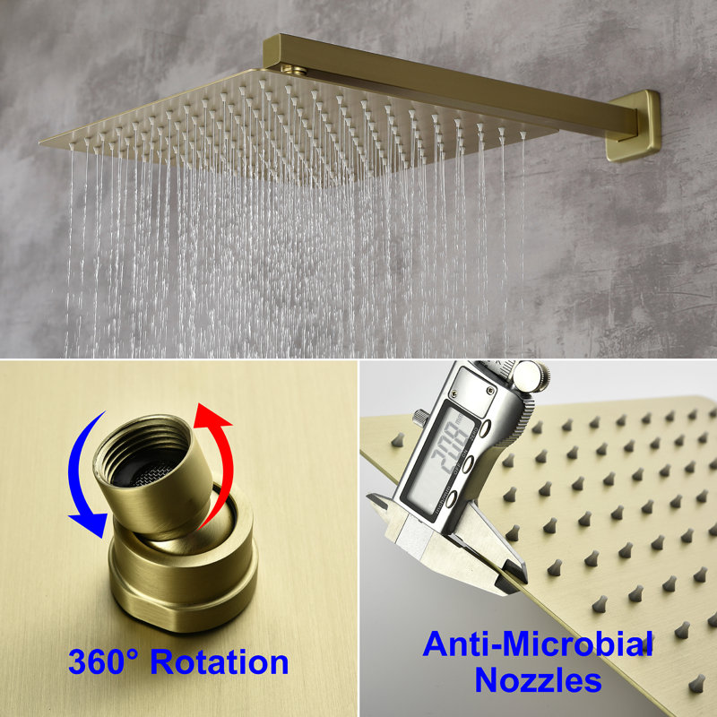 Complete Shower System with Rough in-Valve