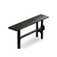 Console noire en bois massif-1300522055