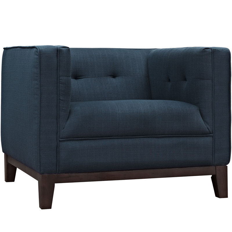Fauteuil Modway Serve, Polyester bleu azur