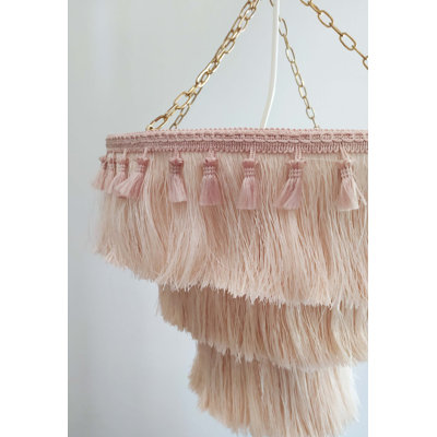 Besednice 1 - Light Tassels Unique/Statement Pendant