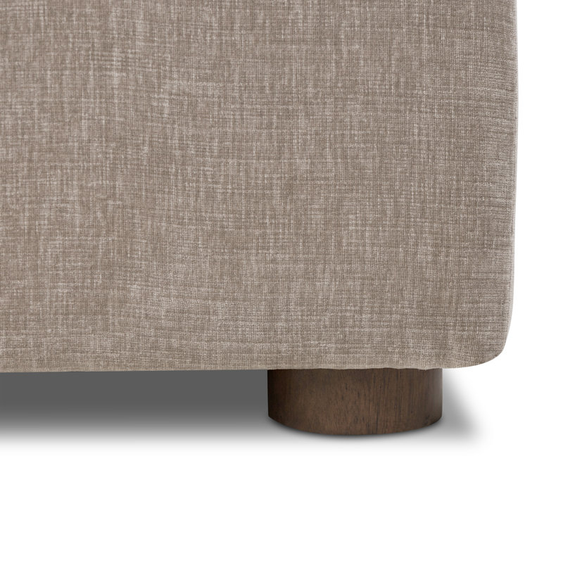 Canapé modulaire avec rangement Fauve brun Ferland, Orienté à gauche (vu de face)