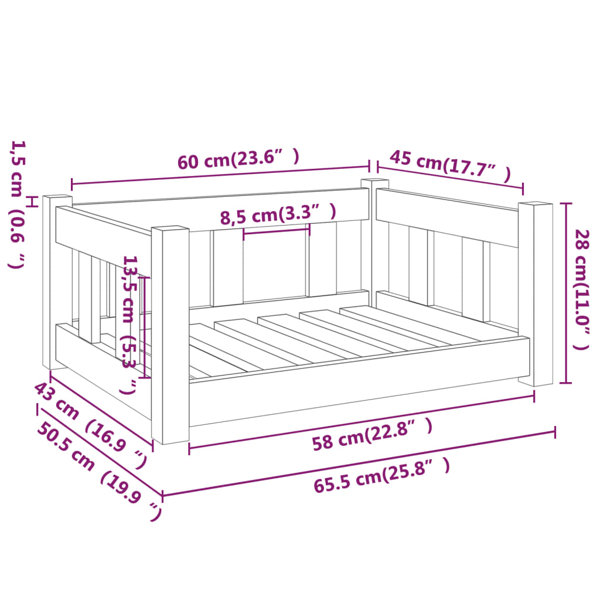 Dimensions du produit