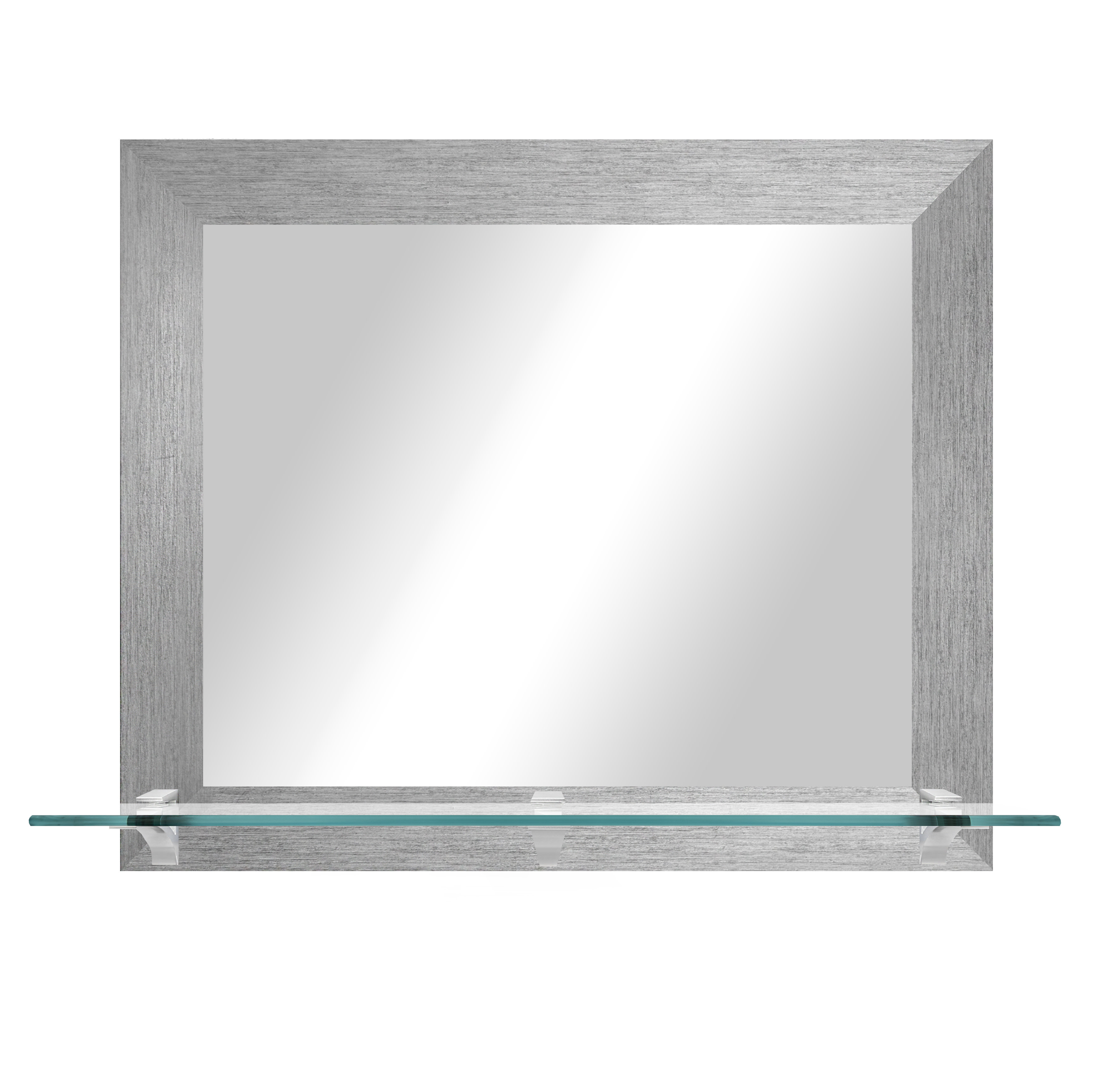 Latitude Run® Mirror with Glass Shelf - Wayfair Canada