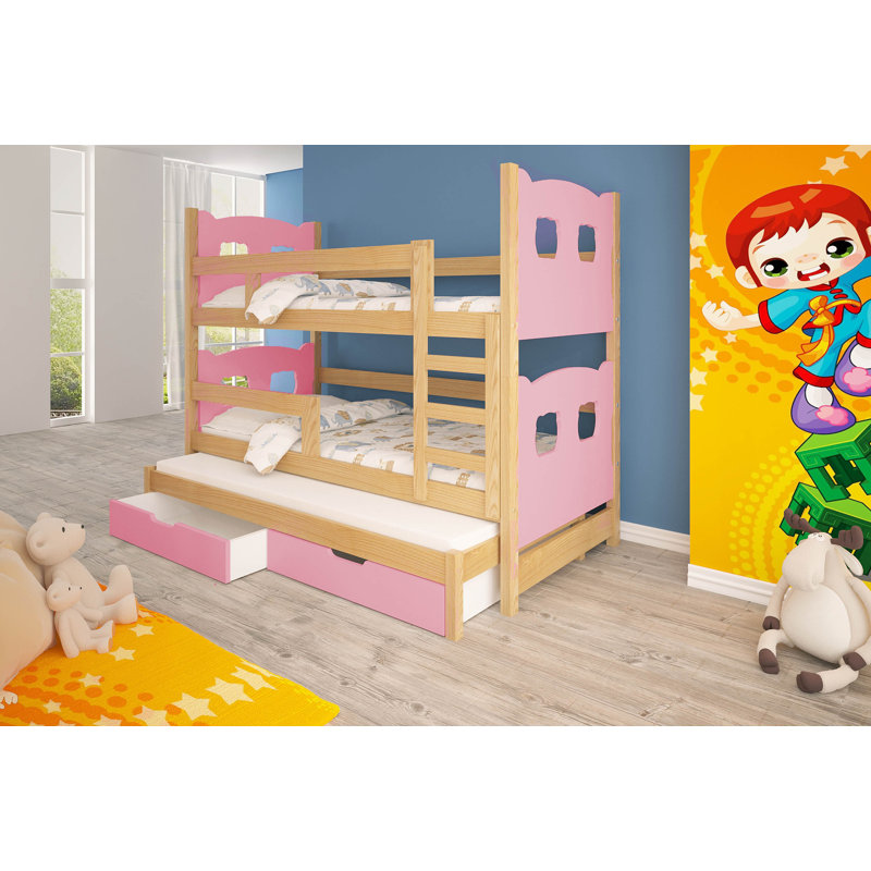 Hermoth Bed by Harriet Bee, Pink