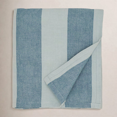 Essential Rectangle Striped Cotton Tablecloth