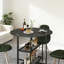 Round Metal Base Dining Table