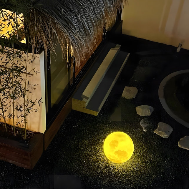 The Lunar Surface Replica Lamp
