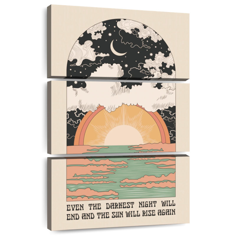 Tergel The Sun Will Rise, 32" H x 20" W
