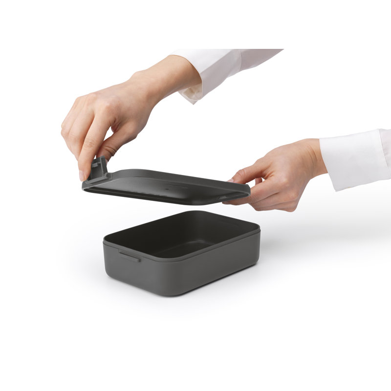 Boîte à repas à emporter de taille moyenne de Brabantia, Gris foncé