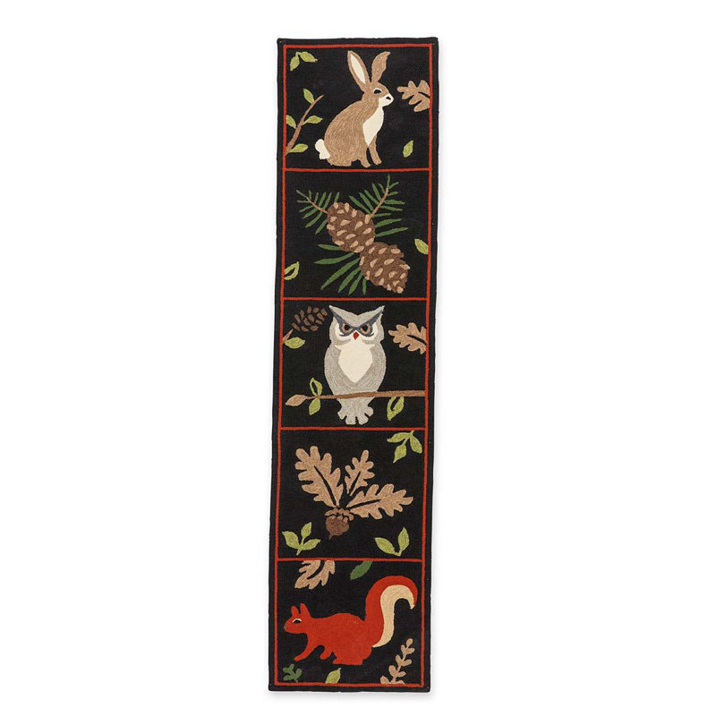 Arkema Indoor/Outdoor Woodland Runner Rug