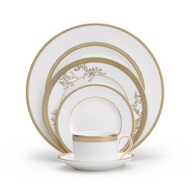 Vera Wang Lace 5-Piece Dinnerware Place Setting, Service for 1