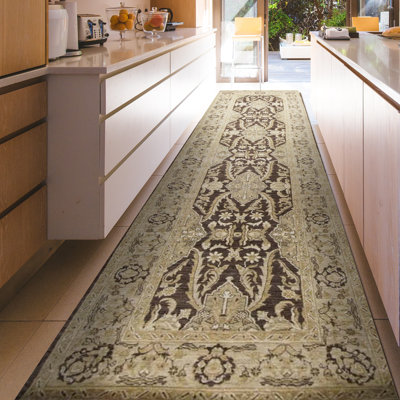 One-of-a-Kind 2'10" X 11'9" Runner Wool Area Rug in