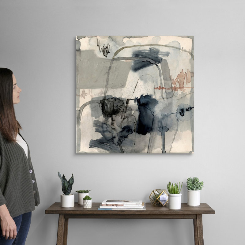 «Torrential I» par Victoria Barnes, reproduction d'art sur toile, Toile tendue, H 30 po x l 30 po x P 1,25 po