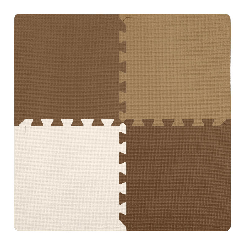 Carreaux polyvalents 3/8 po MochaMix - 12 x 12 - 18 carreaux, Tanné