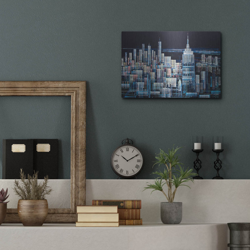 «Manhattan At Midnight» par Marc Todd, H 12 po x l 16 po