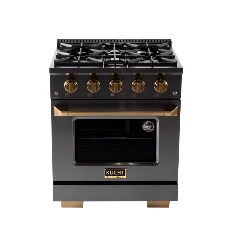 Kucht 30'' W Free Standing Range, Natural Gas