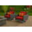 Sameko 2Pc Sunbrella Outdoor Motion Club Chars-100542053-100542051