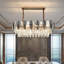 10 - Light Crystal Rectangular Pendant
