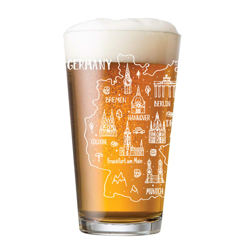 Khader 16oz. Handmade Pint Glass Set