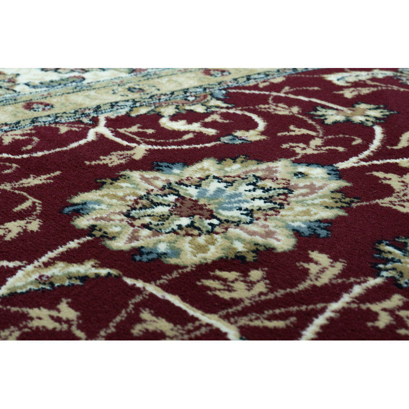Tapis oriental rouge Attell, Rectangle 7 pi 10 po x 11 pi 2 po