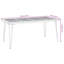 Mellen Rectangular Metal Outdoor Dining Table , cm W cm D-1853408012