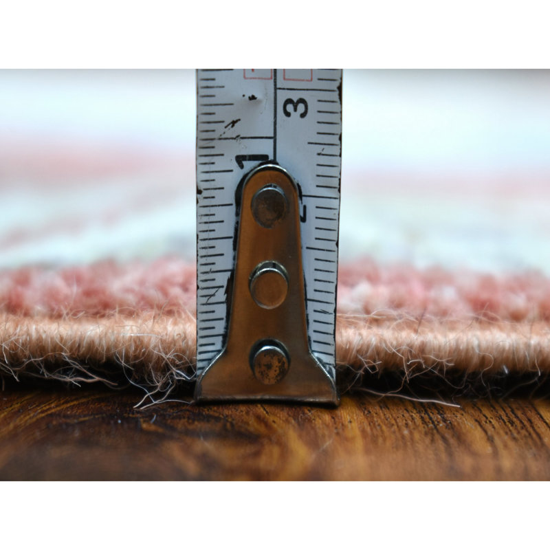 Tapis de couloir en laine noué à la main 2 pi 10 po x 9 pi 6 po Angora