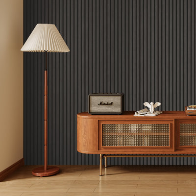 2 PCS x 94.5''L x 24"W Acoustic Slat Wall Panels, Eco-Wood Look for Home/Office Wall & Ceiling