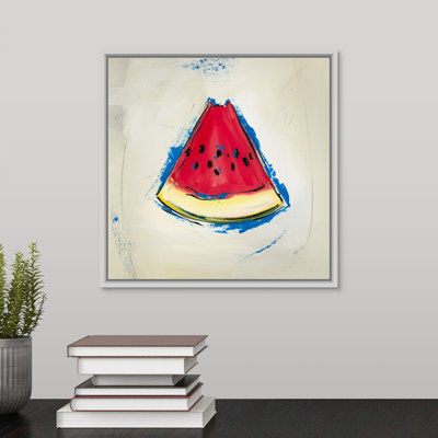 « picnic party v », peinture sur toile