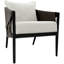 Skylar Solid Wood Dark Brown Accent Chair