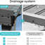 Pergola en métal avec système de drainage intégré, toit en acier galvanisé-137458096-137458102