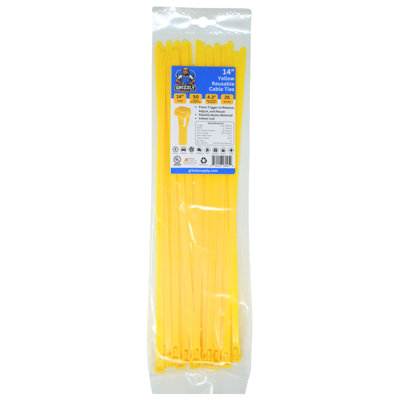 14" 50lb Releasable Cable Tie 25/bag