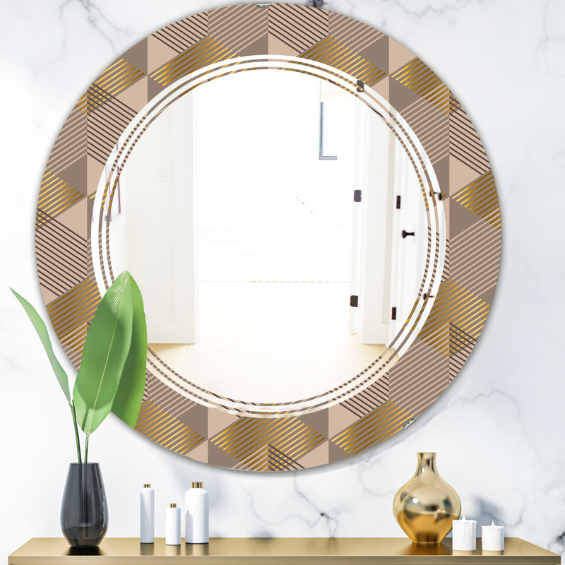 Miroir mural Triple C Design VI, H 23,6 po x l 23,6 po
