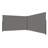 Retractable Side Awning, 71''x 236'' Full Aluminum Rust-Proof Patio Sunshine Screen, Outdoor Privacy Divider & Wind Screen, Works for Courtyard, Balcony, Roof Terraces and Pools, Gray