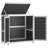 Andrees 3 ft. W x 2 ft. D Wooden Overlap Apex Garden Shed-722158199