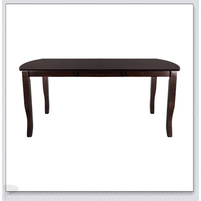 Finish Simple Design 1Pc Dining Table With Extendable Leaf, Mango Veneer Wood, Ideal For Cozy And Elegant Dining
