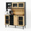Garde-manger avec tablettes, portes