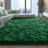 Solid Rug Soft Fluffy Green Indoor Area Rug for Living Room Bedroom Nursery Kids Room-805677154-805677180